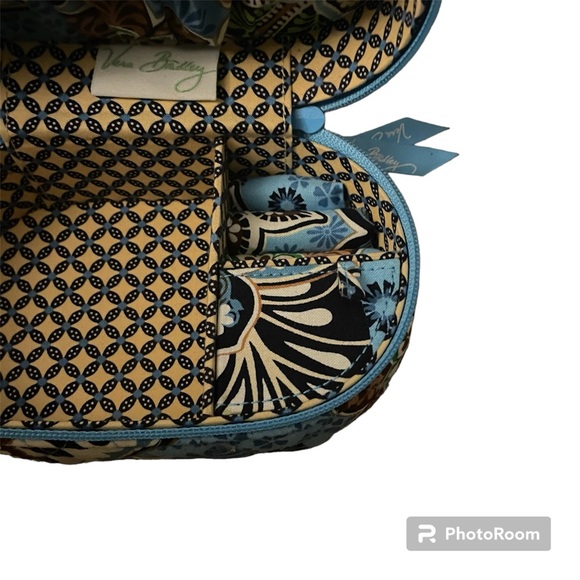 3/$10 Vera Bradley Jewelry Box Bali Blue! GUC! - Picture 5 of 8